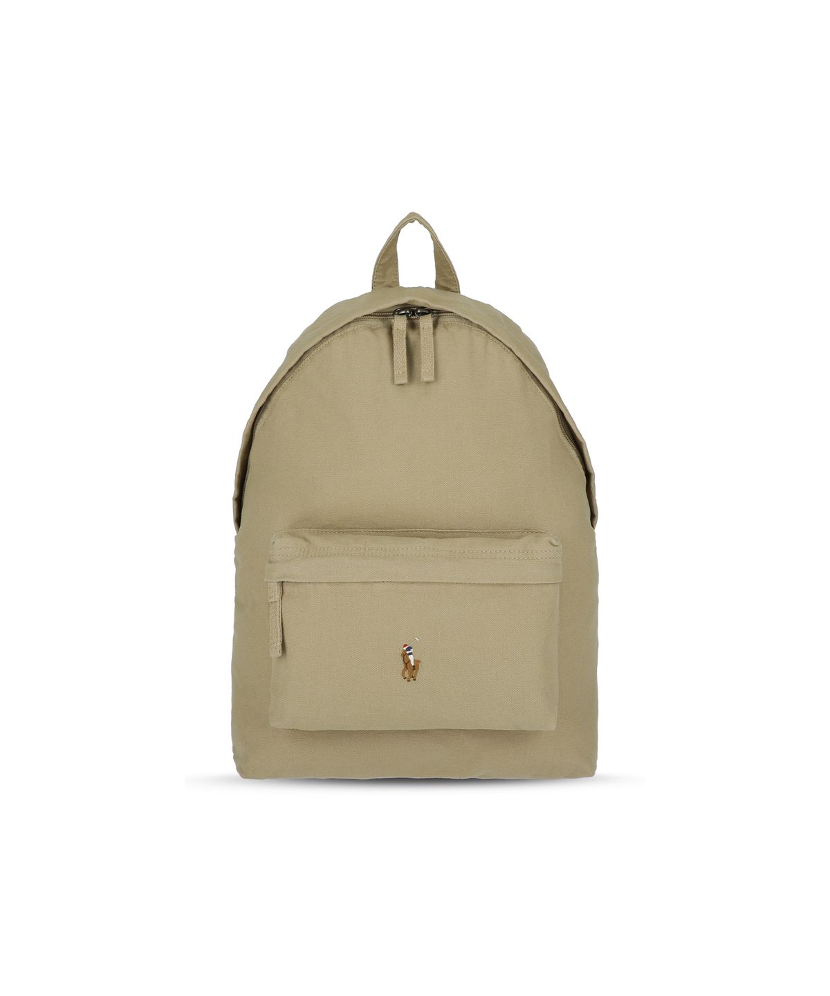 폴로 랄프 로렌(POLO RALPH LAUREN) 캔버스 백팩-베이지/카키