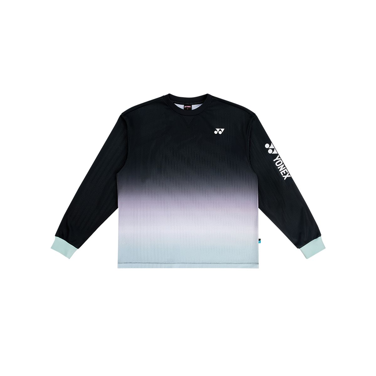 요넥스(YONEX) 255TL003U 카키 그레이 남녀공용 오버핏 메쉬 맨투맨 티셔츠
