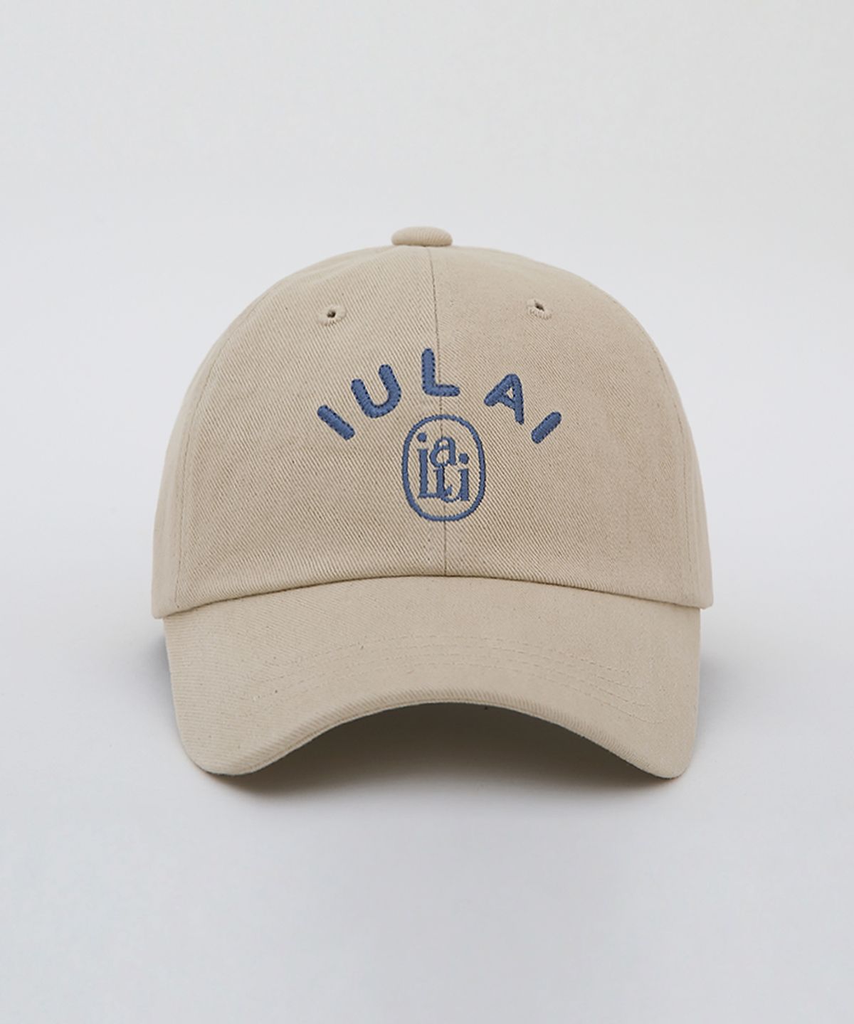 이울라이(IULAI) 로고 볼캡 베이지
