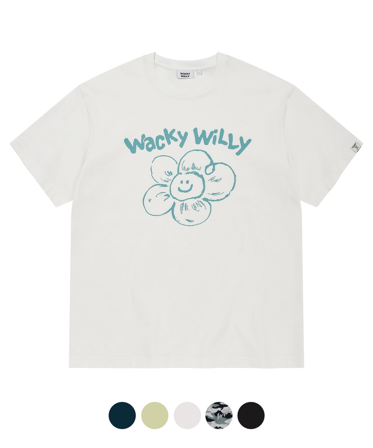와키윌리(WACKY WILLY) [26SS] 시그니처 빅릴리 반팔티셔츠 (5 colors)