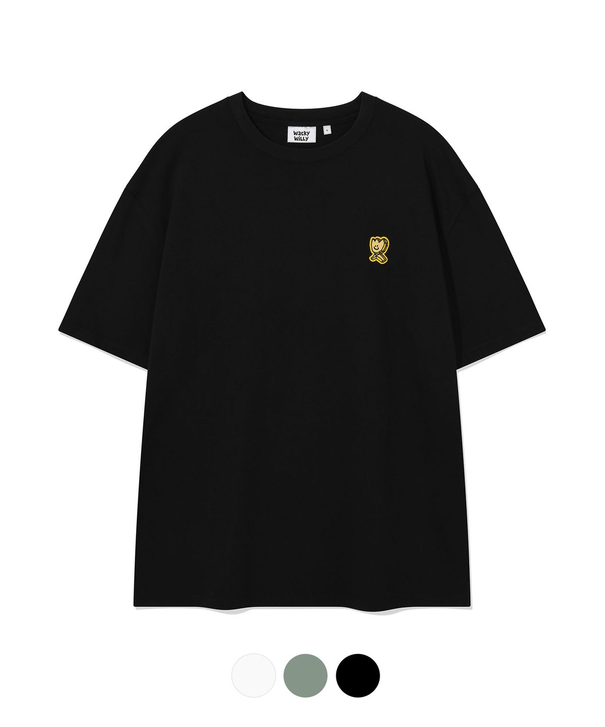 와키윌리(WACKY WILLY) 그래픽 키키 와펜 반팔 티셔츠 (3 colors)