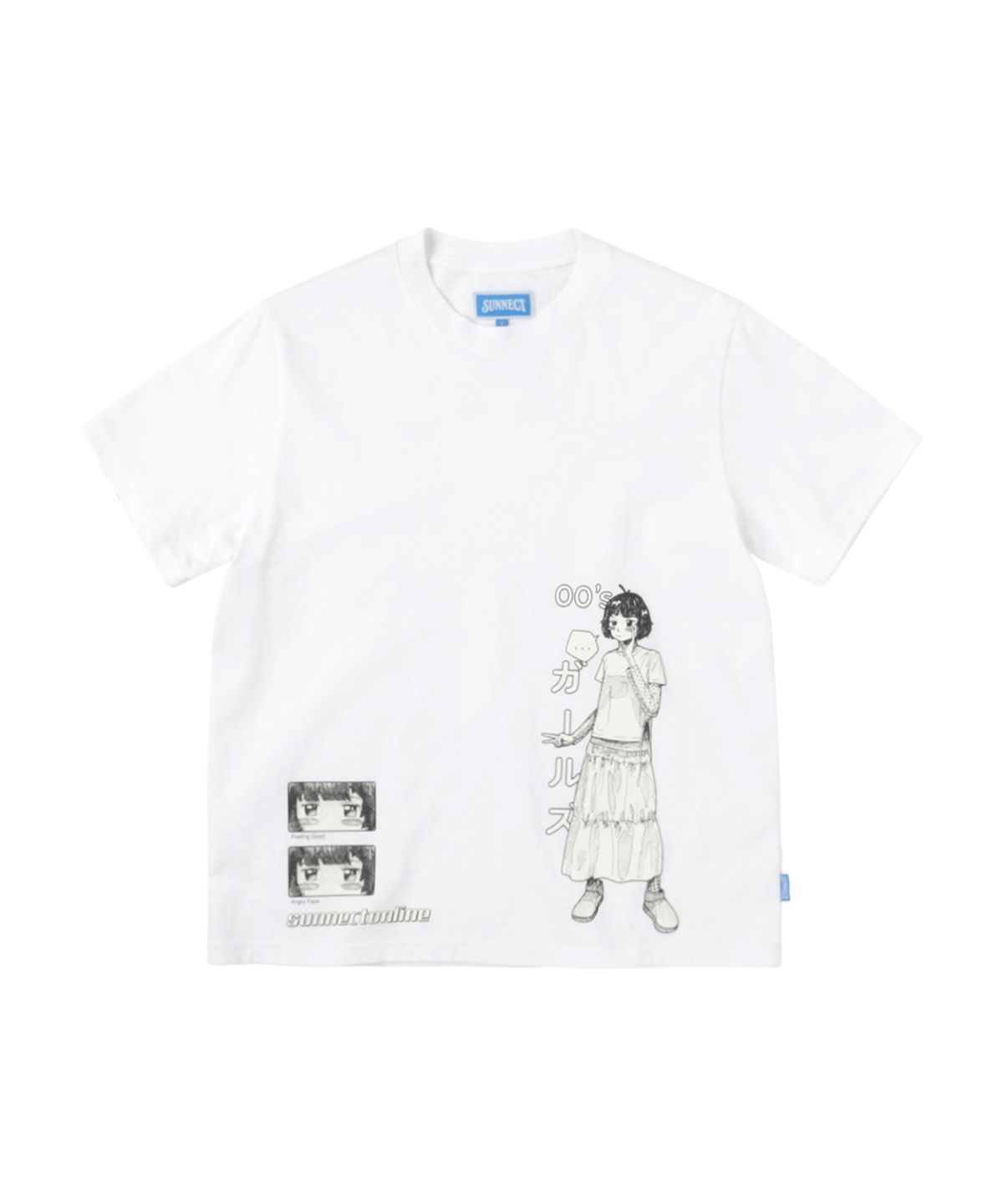 써넥트(SUNNECT) 00Girl Tee - White