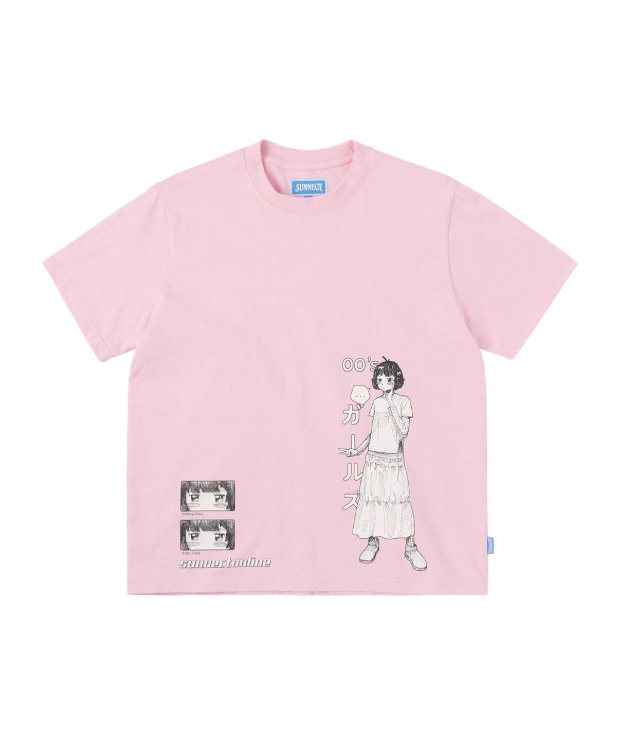 써넥트(SUNNECT) 00Girl Tee - Pink