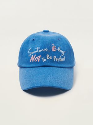 [남녀공용] 썸타임스 오케이 볼캡 (블루)