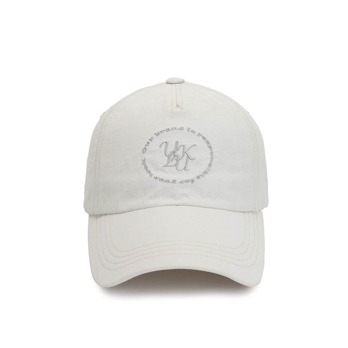유룩(ULUK) 루시다C 자수 나일론 볼캡 Warm gray