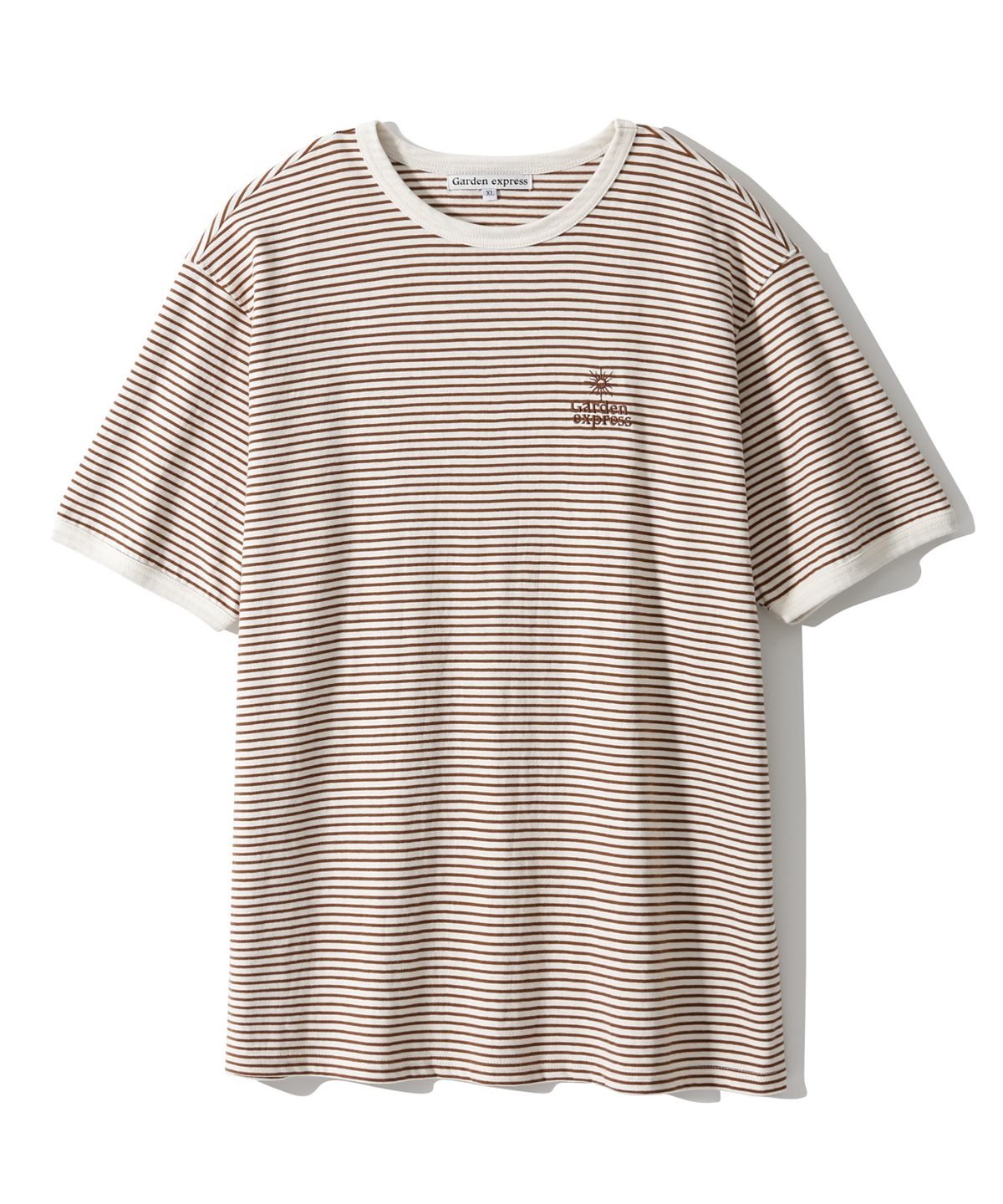 가든익스프레스(GARDEN EXPRESS) GARDEN SYMBOL STRIPE T-SHIRT (ivory)