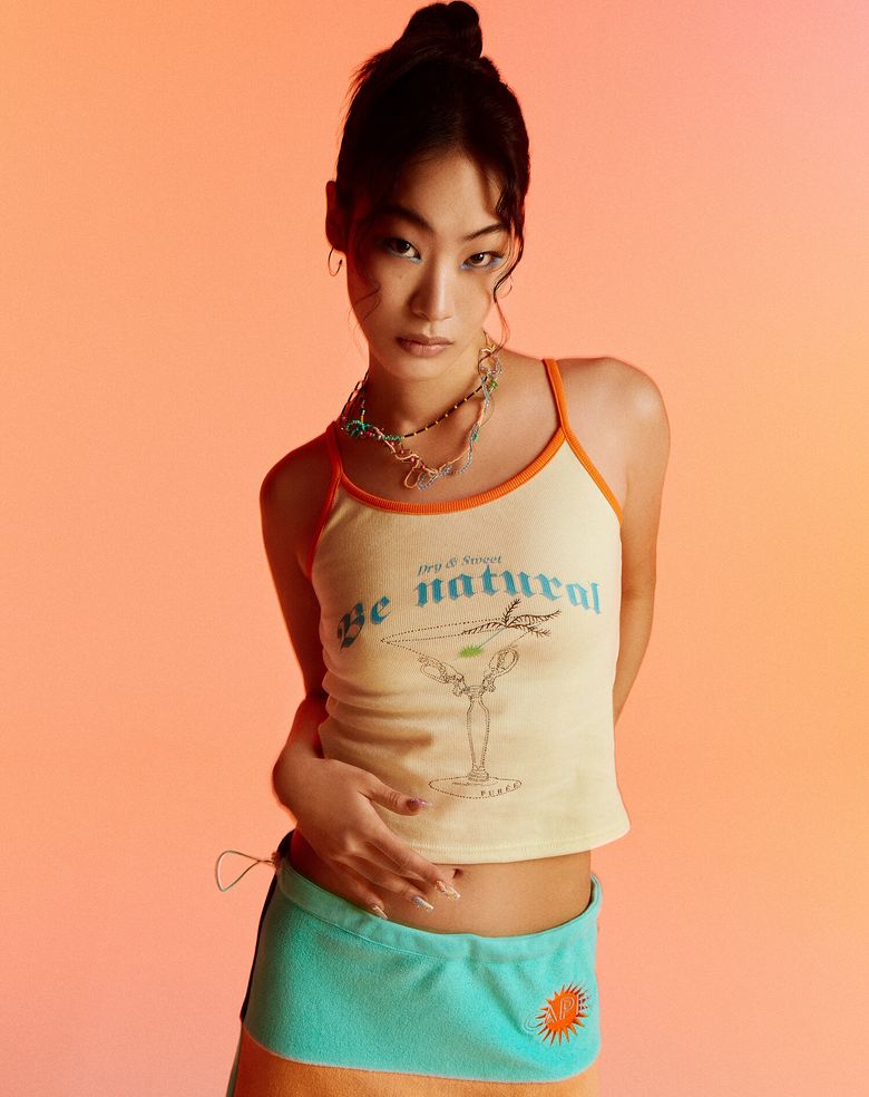 Martini glass tank top