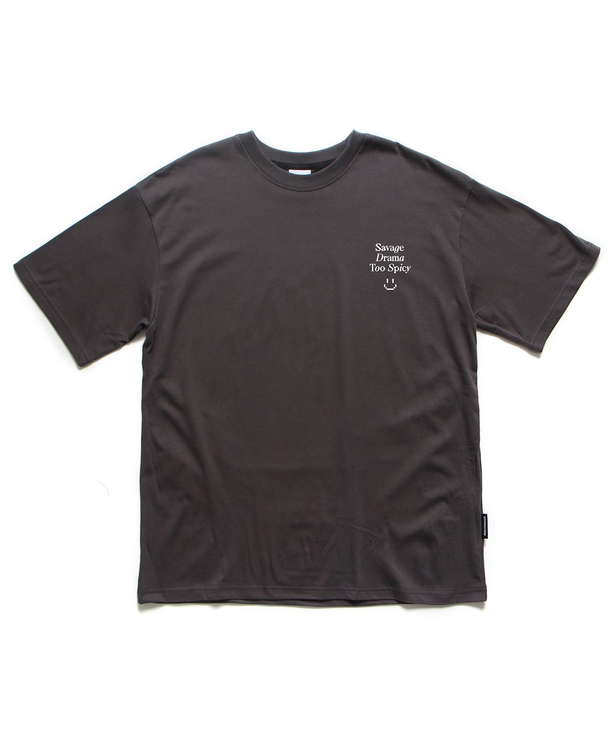 앱놀머씽(ABNORMALTHING) 스파이시 오버핏 티셔츠 차콜 (SPICY T-SHIRT CHARCOAL)
