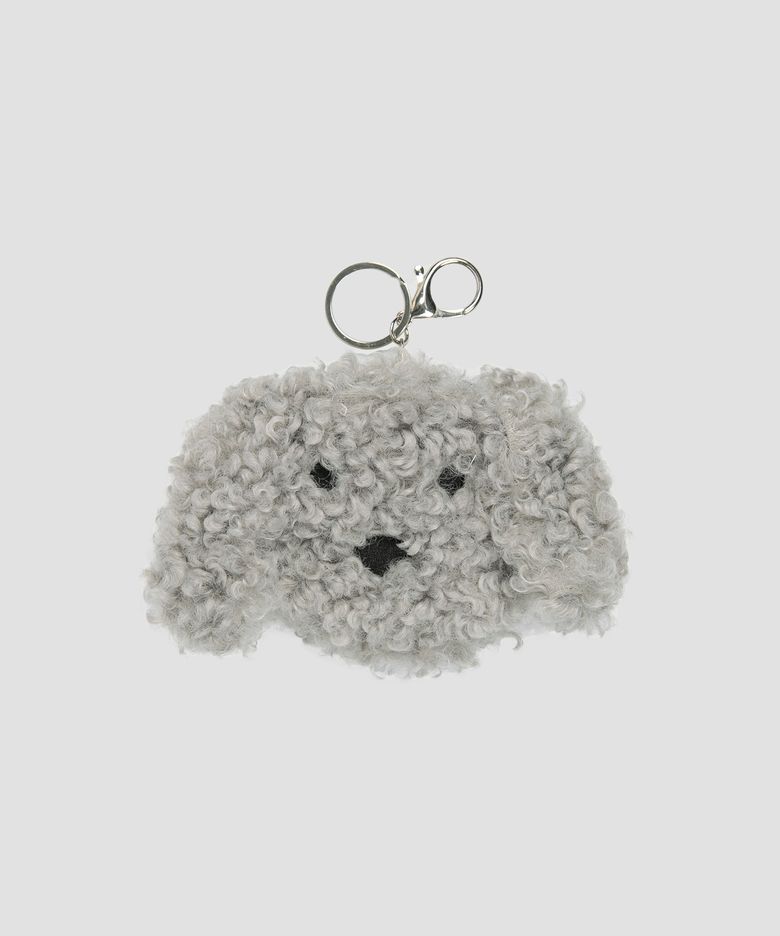 ROLA PUPPY FRIENDS POUCH KEYRING GRAY