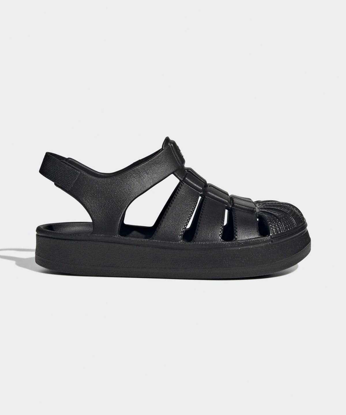 아디다스 키즈(ADIDAS KIDS) 슈퍼스타 샌들 키즈 - 블랙 / JS2844