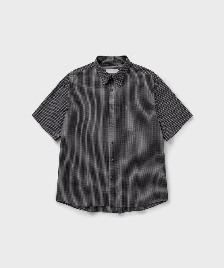 PIN CHECK SUNDAY SHIRT [ANTIQUE GRAPHITE]
