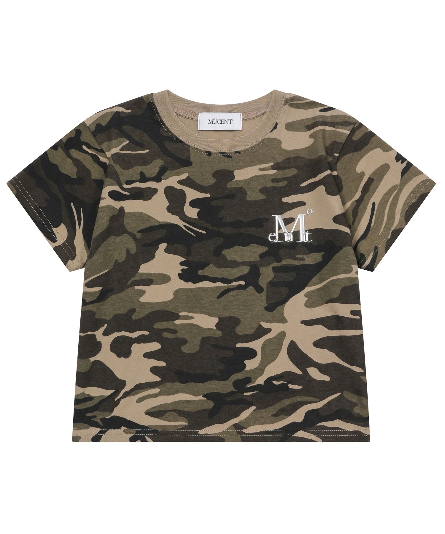 ★MUCENT★ Tenber l Logo Camo Short Sleeve Tee Unisex P0 MUSINSA | MUCENT Tenber Metal Logo Camo Short Sleeve Tee Unisex