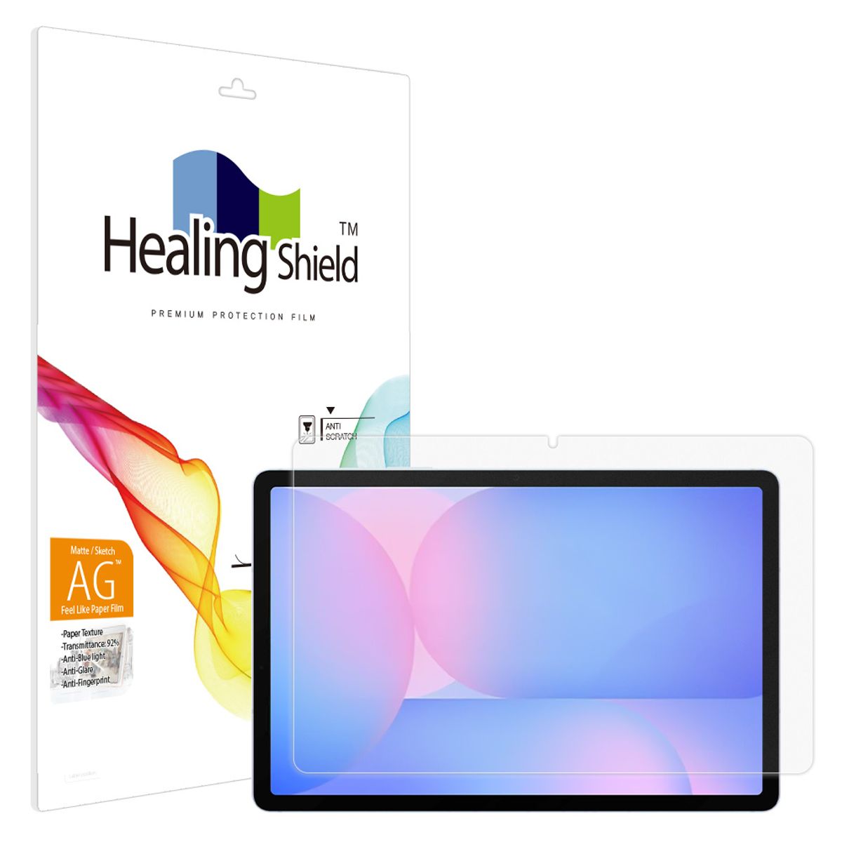 힐링쉴드(HEALINGSHIELD) 갤럭시탭S10 FE 항균 종이질감 블루라이트차단 액정보호필름