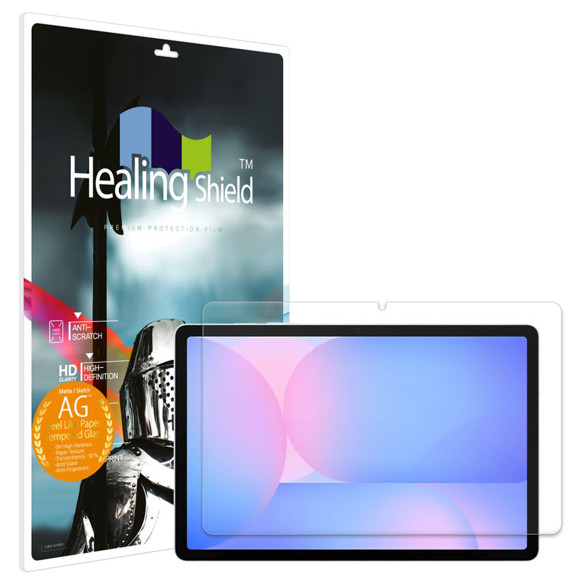 힐링쉴드(HEALINGSHIELD) 갤럭시탭S10 FE 하이엔드 종이질감 강화유리필름