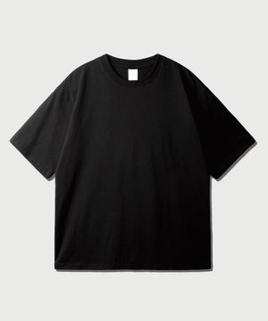 이펙트 레귤러 반팔티셔츠 블랙 OYST2624