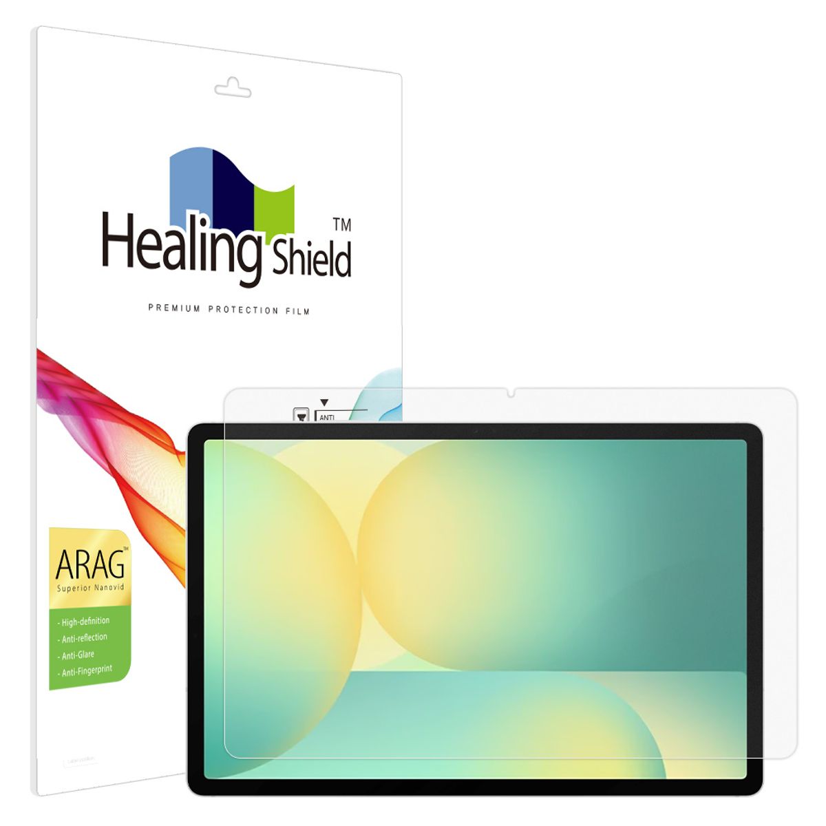 힐링쉴드(HEALINGSHIELD) 갤럭시탭S10 FE 플러스 ARAG 고화질 저반사 액정보호필름