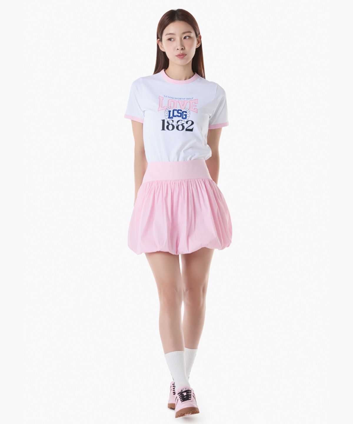 르꼬끄 골프(LECOQ GOLF) 여성 벌룬 스커트 (GQ222LSK42)