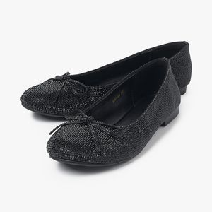 에디션 미드나잇 글리터 리본 플랫 O55P143