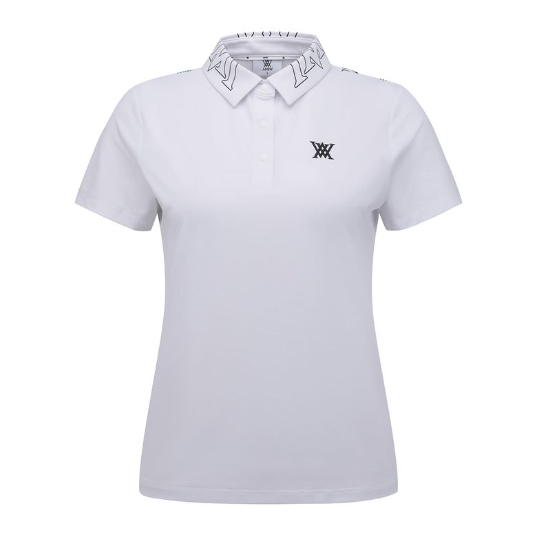 WOMEN SM NEW SIGNATURE LOGO SHORT T-SHIRT_WH