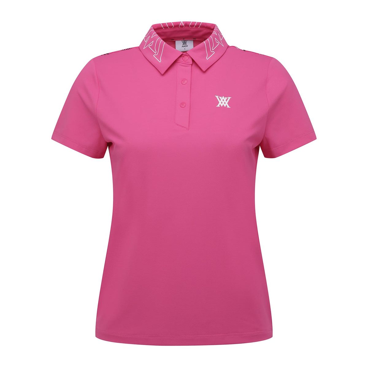 어뉴골프(ANEW GOLF) WOMEN SM NEW SIGNATURE LOGO SHORT T-SHIRT_HP