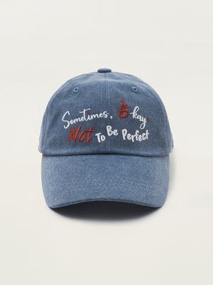 [남녀공용] 썸타임스 오케이 볼캡 (네이비)