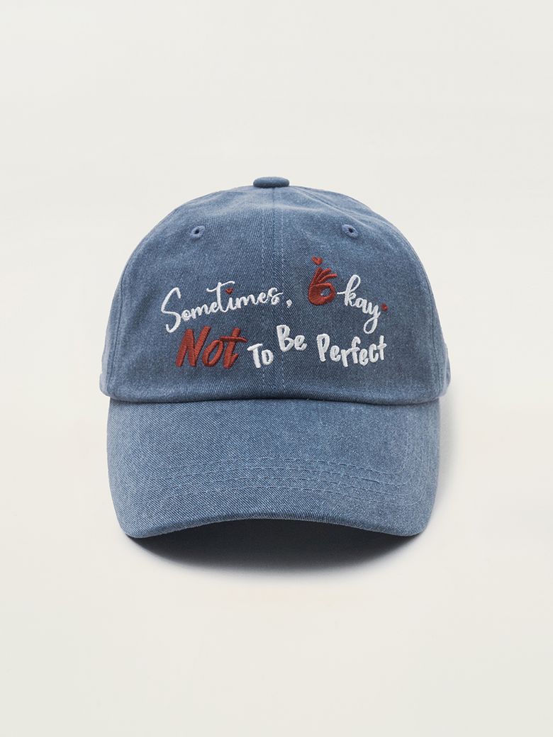 [남녀공용] 썸타임스 오케이 볼캡 (네이비)