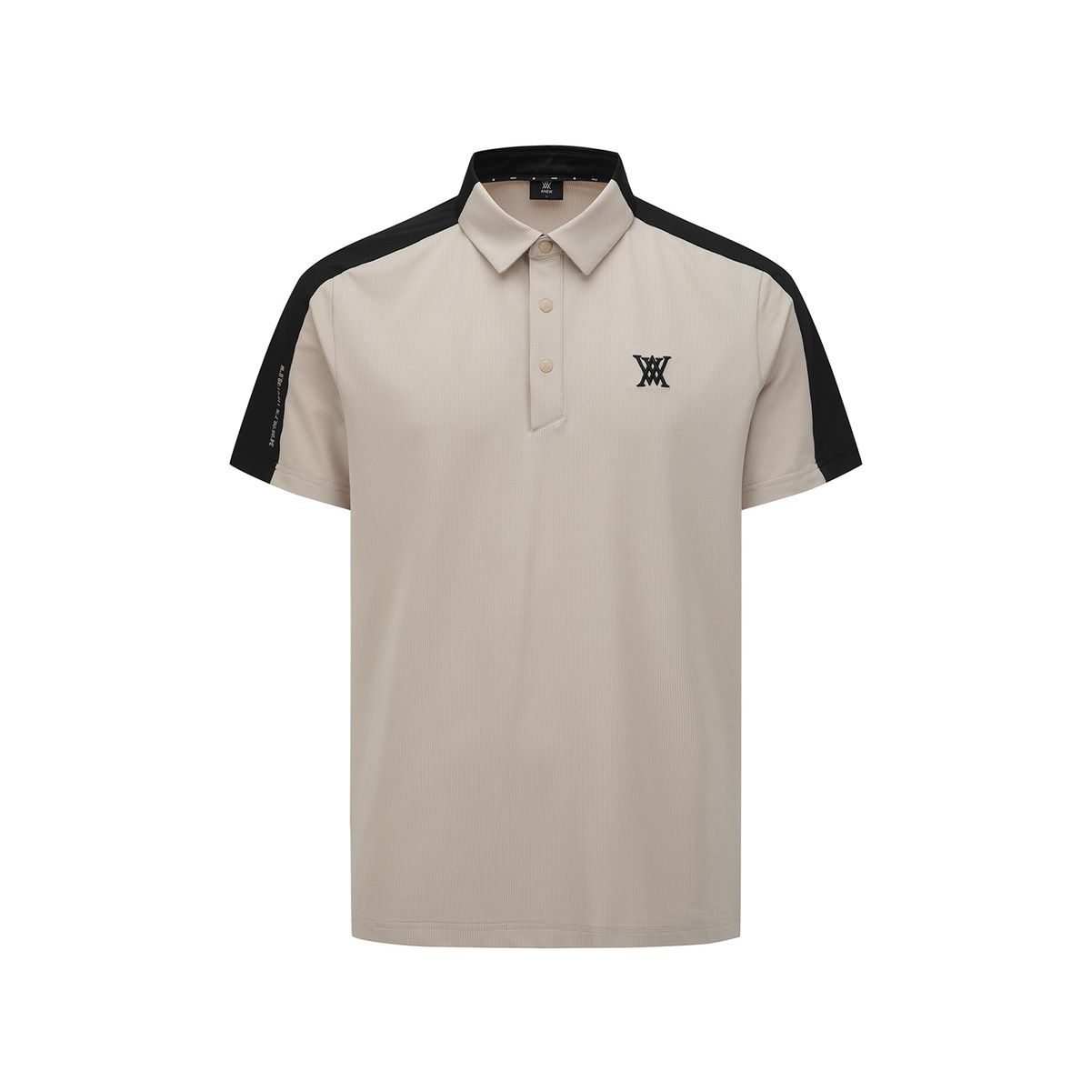 어뉴골프(ANEW GOLF) MEN SM BLOCK POINT SHORT T-SHIRT_LE