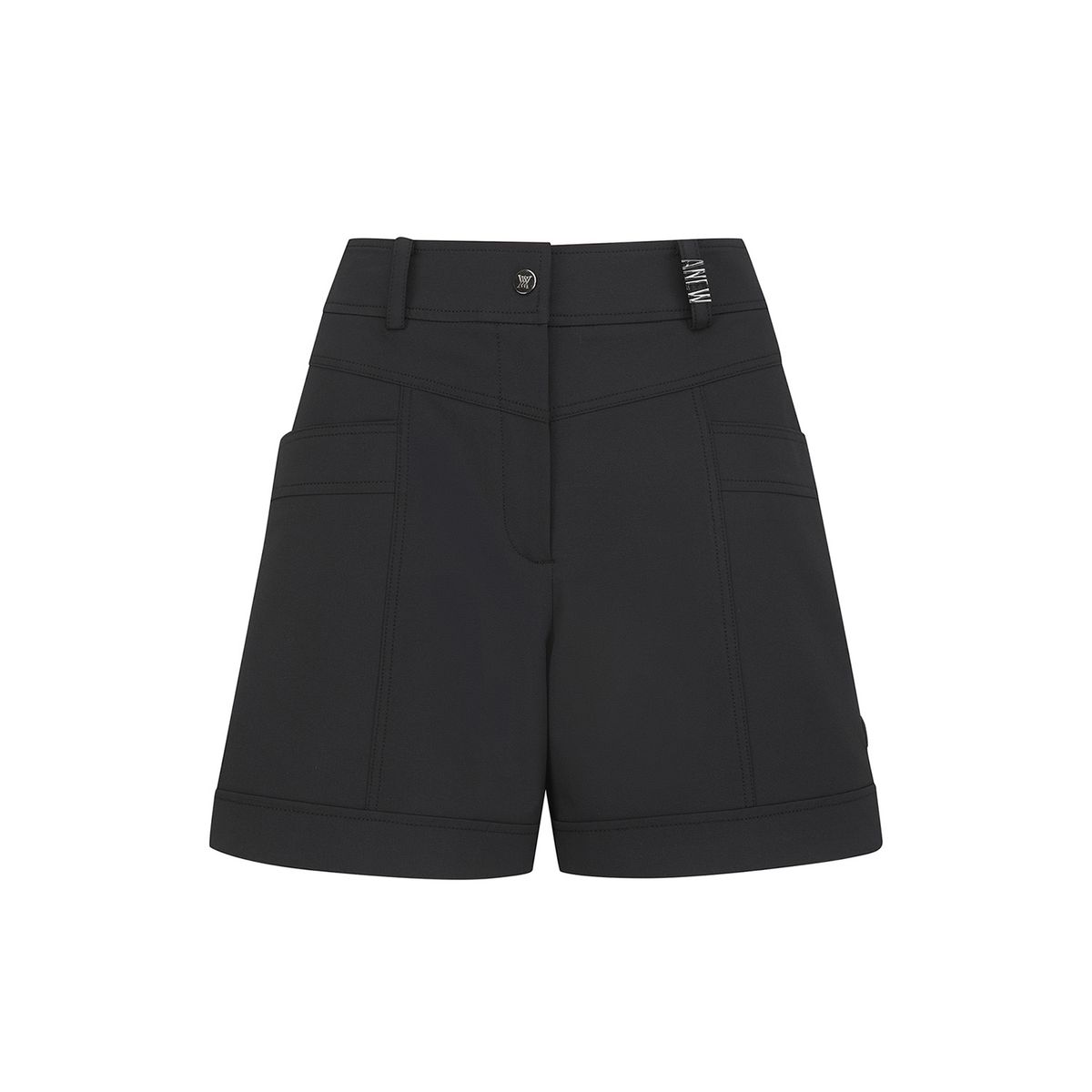 어뉴골프(ANEW GOLF) WOMEN SM CARGO HALF PANTS_BK