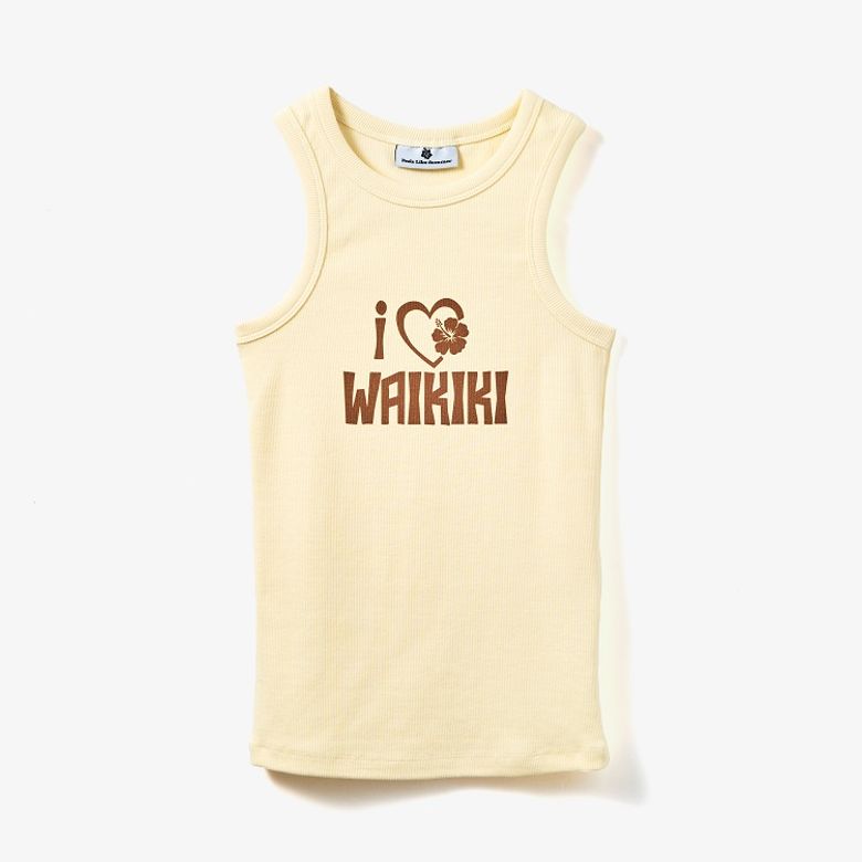 I LOVE WAIKIKI SLEEVELESS