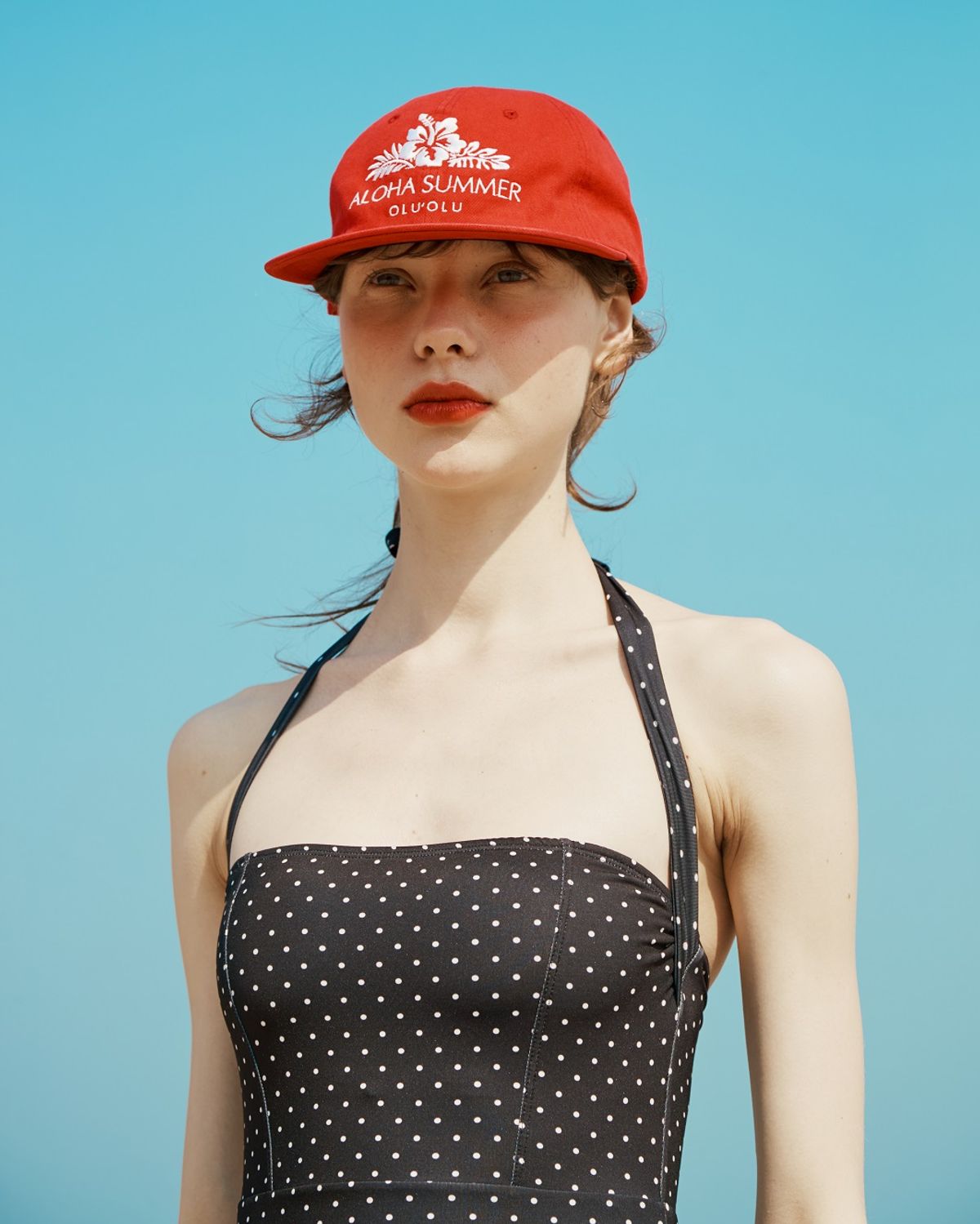 필즈라이크썸머(FEELS LIKE SUMMER) ALOHA SUMMER CAP (RED)