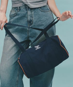 로고 스포츠 더플백_ 네이비