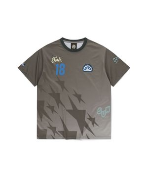 Stars Jersey Tee Brown