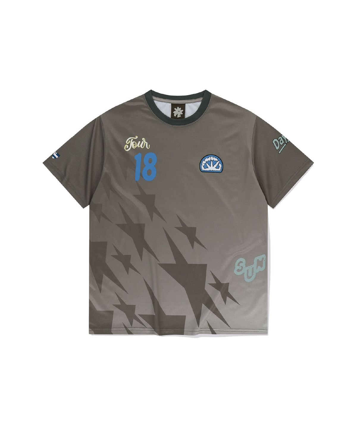 썬러브투어(SUNLOVETOUR) Stars Jersey Tee Brown