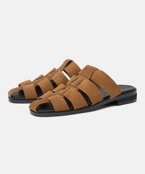 3cm 스웨이드 피셔맨 뮬 브릿(CR0094SNF)