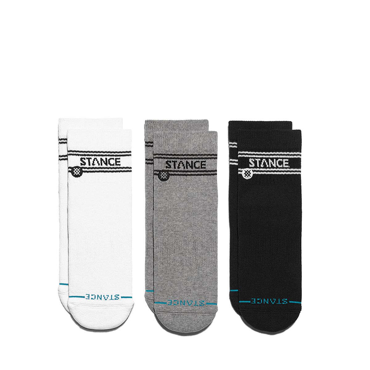 스탠스(STANCE) [UNISEX] 베이직 쿼터 3팩 STC-A356A24BAS-MUL