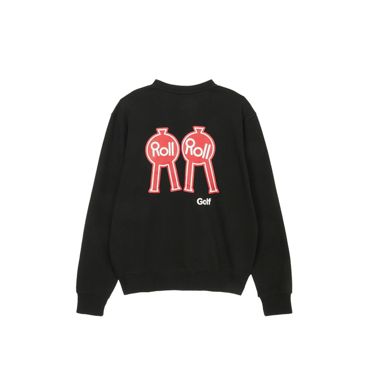 롤링롤라이(ROLLINGROLLEYE) 롤롤 크루넥 스웨트 MTM 블랙 Roll Roll Crewneck Sweat MTM Black