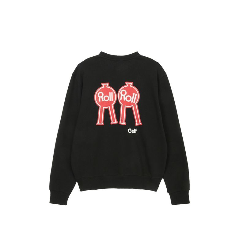 롤롤 크루넥 스웨트 MTM 블랙 Roll Roll Crewneck Sweat MTM Black