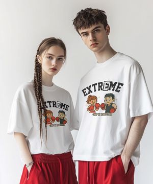 OHPxAIDAEVE 익스트림 세미오버 반팔티