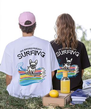 OHPxVORIN b퍼그서핑 세미오버 반팔티