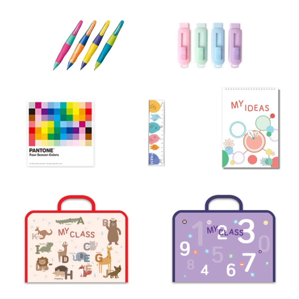 키즈 바인더(KIDS BINDER) [사은품 증정] 어린이날 선물 문구세트 6+3종