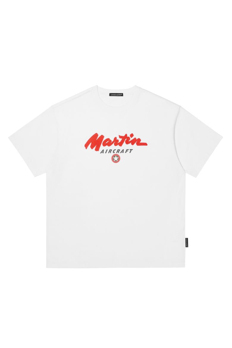 LM AIRCRAFT GRAPHIC TEE (O.WHITE)
