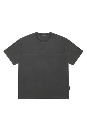 LOGO DYEING T-SHIRTS (CHARCOAL)