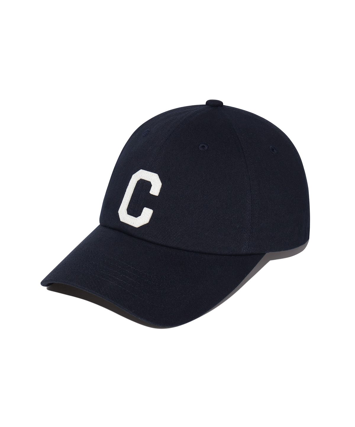커버낫(COVERNAT) [코지 핏] 워싱 C로고 B.B캡 Dark Navy