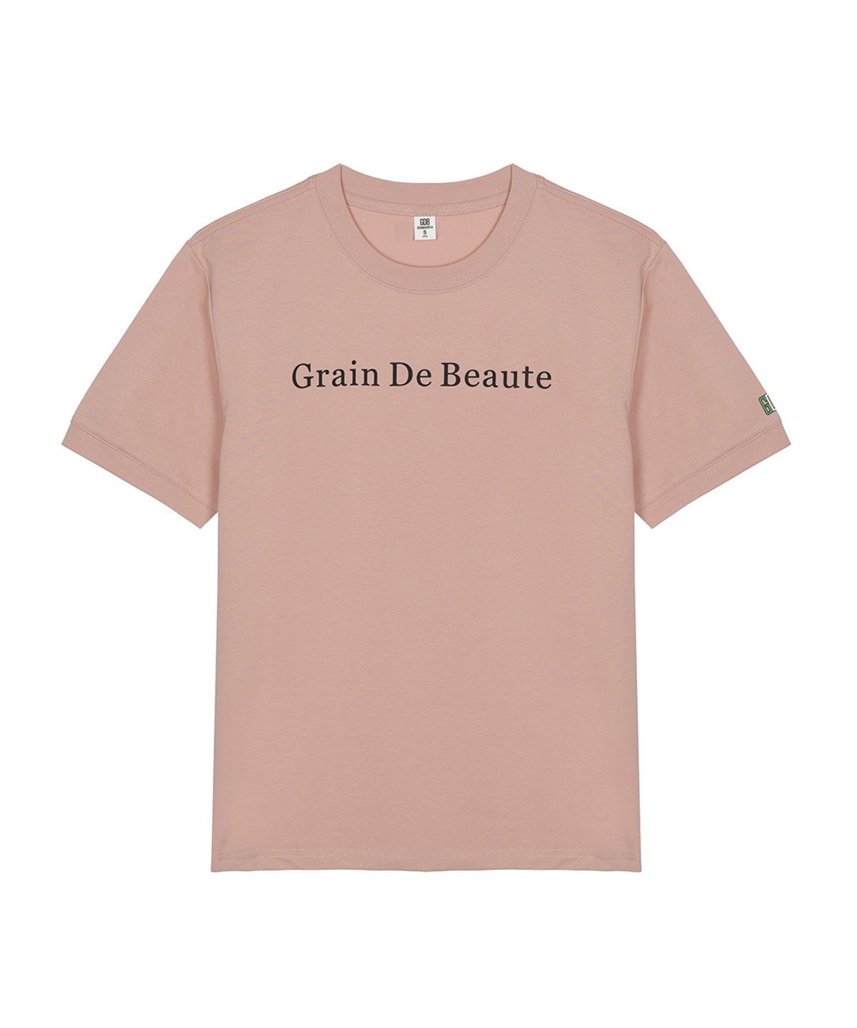 그랭드보떼(GRAIN DE BEAUTE) BASIC GDB T-SHIRT02 [INDY_PINK]