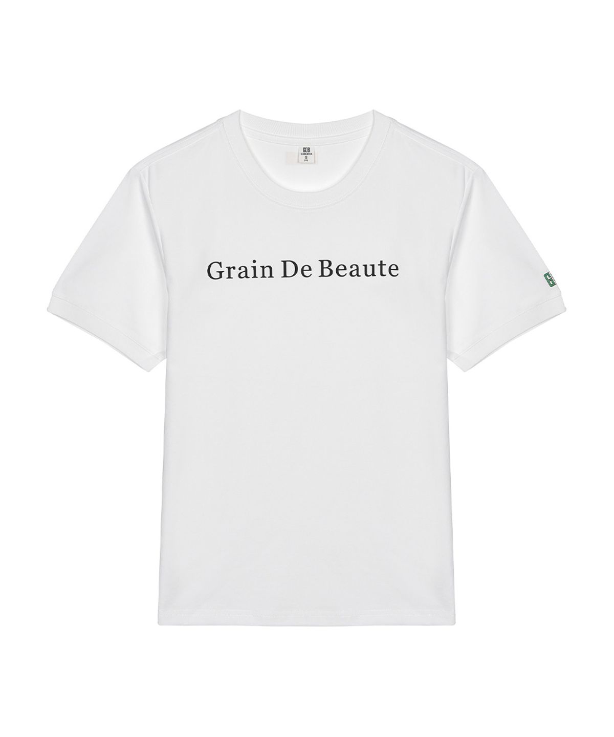 그랭드보떼(GRAIN DE BEAUTE) BASIC GDB T-SHIRT02 [WHITE]