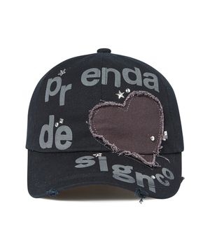 PRENDA DESIGN CO VINTAGE BALL CAP BLACK