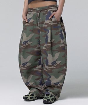 TWO TUCK LONG PANTS [CAMO]
