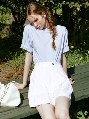 BOA basic half T-shirt_BLUE