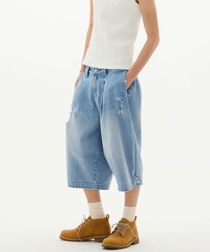 레이지웨이브 버뮤다 데님팬츠