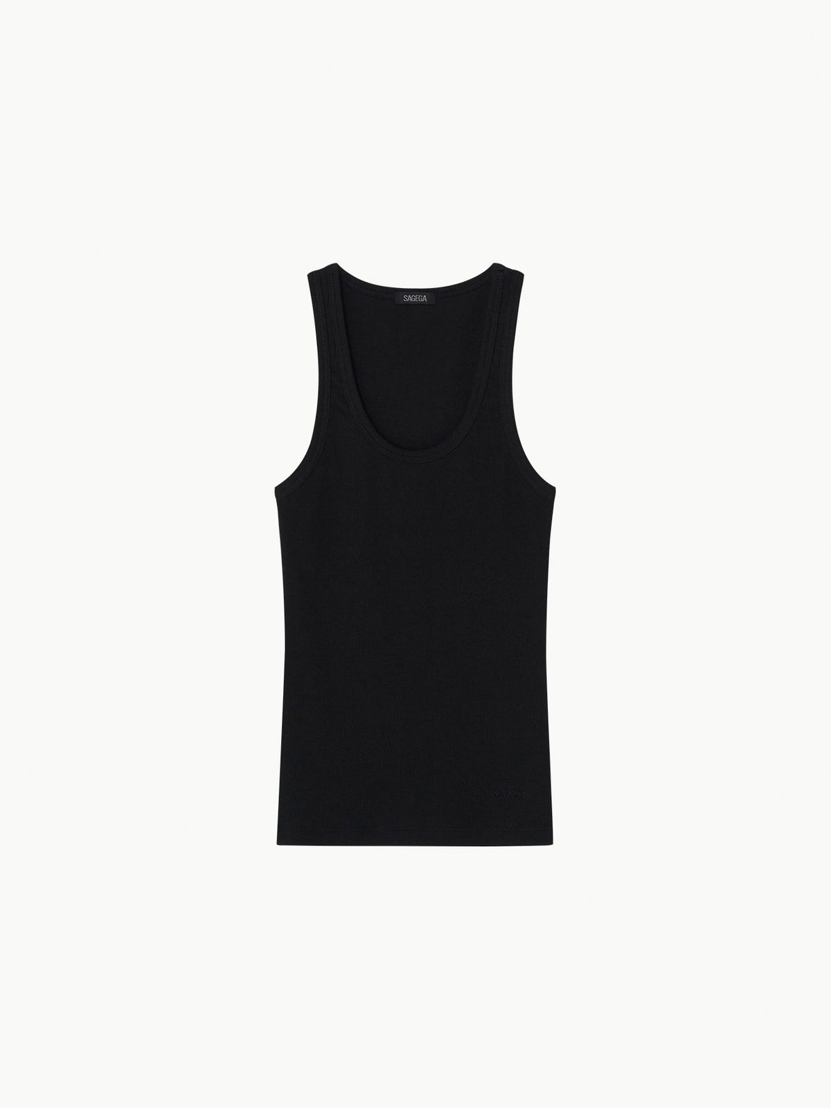 세이지가(SAGEGA) Rib Tank (Black)